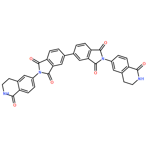[5,5'-Bi-1H-isoindole]-1,1',3,3'(2H,2'H)-tetrone, 2,2'-bis(1,2,3,4-tetrahydro-1-oxo-6-isoquinolinyl)-