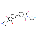 [5,5'-Bi-1H-isoindole]-1,1',3,3'(2H,2'H)-tetrone, 2,2'-di-3-pyrrolidinyl-