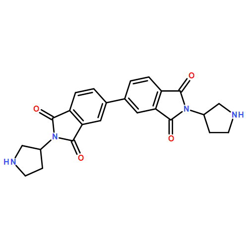 [5,5'-Bi-1H-isoindole]-1,1',3,3'(2H,2'H)-tetrone, 2,2'-di-3-pyrrolidinyl-