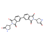 [5,5'-Bi-1H-isoindole]-1,1',3,3'(2H,2'H)-tetrone, 2,2'-bis(5-oxo-3-pyrrolidinyl)-