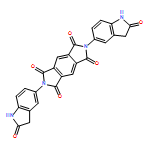 Pyrrolo[3,4-f]isoindole-1,3,5,7(2H,6H)-tetrone, 2,6-bis(2,3-dihydro-2-oxo-1H-indol-5-yl)-