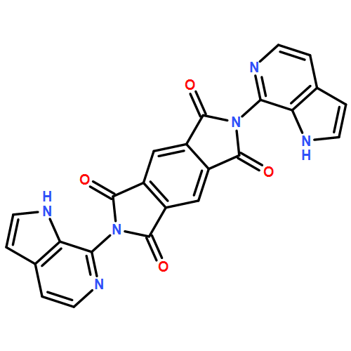 Pyrrolo[3,4-f]isoindole-1,3,5,7(2H,6H)-tetrone, 2,6-di-1H-pyrrolo[2,3-c]pyridin-7-yl-