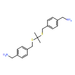 Benzenemethanamine, 4,4'-[(1-methylethylidene)bis(thiomethylene)]bis-