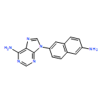 9H-Purin-6-amine, 9-(6-amino-2-naphthalenyl)-