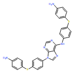 9H-Purin-6-amine, N,9-bis[4-[(4-aminophenyl)thio]phenyl]-