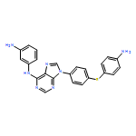 1,3-Benzenediamine, N1-[9-[4-[(4-aminophenyl)thio]phenyl]-9H-purin-6-yl]-