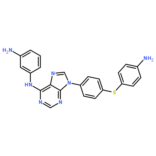 1,3-Benzenediamine, N1-[9-[4-[(4-aminophenyl)thio]phenyl]-9H-purin-6-yl]-