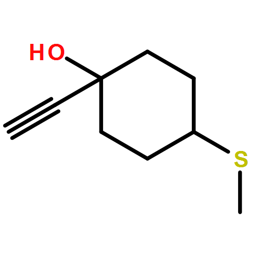 Cyclohexanol, 1-ethynyl-4-(methylthio)-