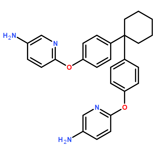 3-Pyridinamine, 6,6'-[cyclohexylidenebis(4,1-phenyleneoxy)]bis-