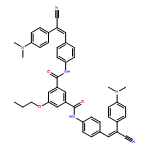 1,3-Benzenedicarboxamide, N1,N3-bis[4-[2-cyano-2-[4-(dimethylamino)phenyl]ethenyl]phenyl]-5-propoxy-