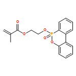 2-Propenoic acid, 2-methyl-, 2-[(6-oxido-6H-dibenz[c,e][1,2]oxaphosphorin-6-yl)oxy]ethyl ester