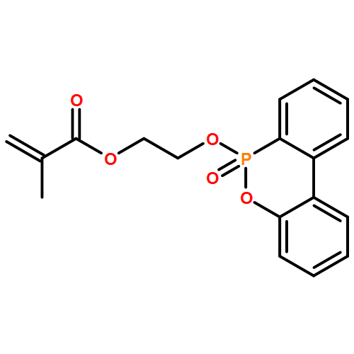 2-Propenoic acid, 2-methyl-, 2-[(6-oxido-6H-dibenz[c,e][1,2]oxaphosphorin-6-yl)oxy]ethyl ester