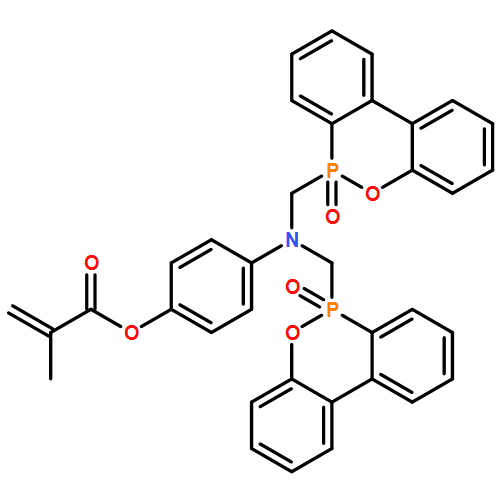 2-Propenoic acid, 2-methyl-, 4-[bis[(6-oxido-6H-dibenz[c,e][1,2]oxaphosphorin-6-yl)methyl]amino]phenyl ester