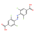 Benzoic acid, 4,4'-(1E)-1,2-diazenediylbis[3,5-difluoro-