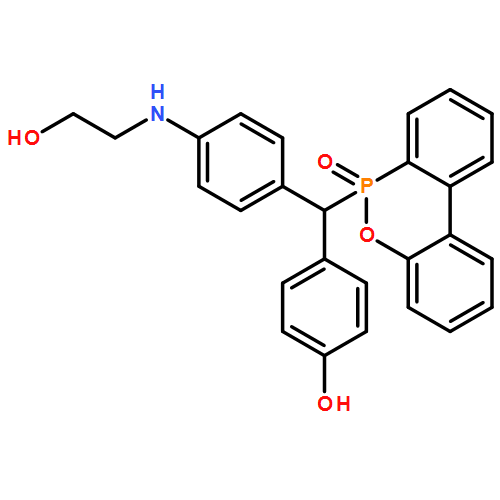 Phenol, 4-[[4-[(2-hydroxyethyl)amino]phenyl](6-oxido-6H-dibenz[c,e][1,2]oxaphosphorin-6-yl)methyl]-