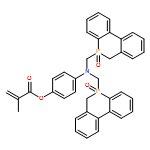2-Propenoic acid, 2-methyl-, 4-[bis[(5-oxido-5(6H)-phosphanthridinyl)methyl]amino]phenyl ester