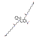 Carbamic acid, N-(6-isocyanatohexyl)-, [1',3'-dihydro-1'-[2-[[[(6-isocyanatohexyl)amino]carbonyl]oxy]ethyl]-3',3'-dimethyl-6-nitrospiro[2H-1-benzothiopyran-2,2'-[2H]indol]-8-yl]methyl ester