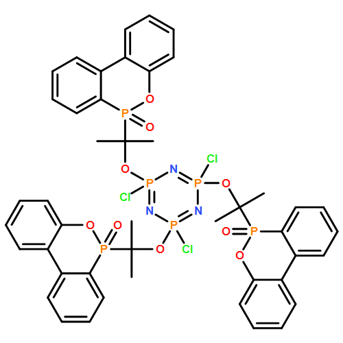 2λ5,4λ5,6λ5-1,3,5,2,4,6-Triazatriphosphorine, 2,4,6-trichloro-2,4,6-tris[1-methyl-1-(6-oxido-6H-dibenz[c,e][1,2]oxaphosphorin-6-yl)ethoxy]-