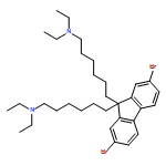 9H-Fluorene-9,9-dihexanamine, 2,7-dibromo-N,N,N',N'-tetraethyl-