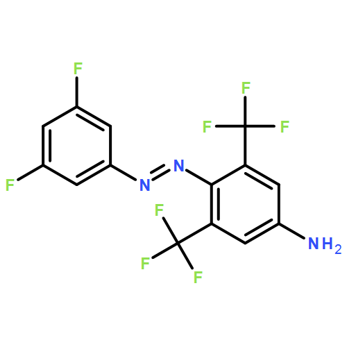 Benzenamine, 4-[2-(3,5-difluorophenyl)diazenyl]-3,5-bis(trifluoromethyl)-