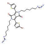 Pyrrolo[3,4-c]pyrrole-1,4-dione, 2,5-bis(6-azidohexyl)-3,6-bis(5-bromo-2-thienyl)-2,5-dihydro-