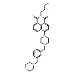 1H-Benz[de]isoquinoline-1,3(2H)-dione, 2-butyl-6-[4-[[3-(4-morpholinylmethyl)phenyl]methyl]-1-piperazinyl]-