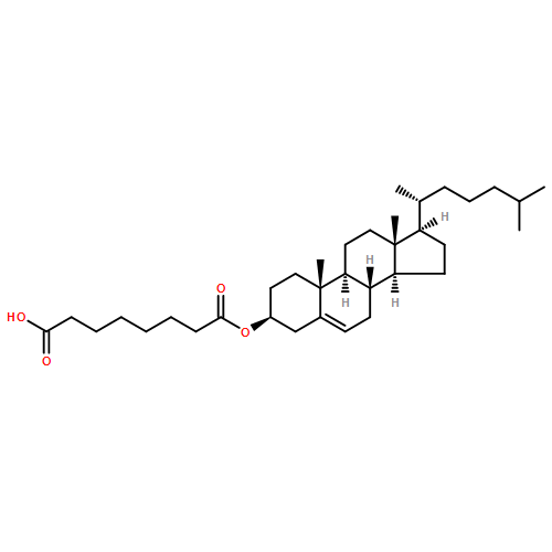 Cholest-5-en-3-ol (3β)-, 3-(hydrogen octanedioate) 