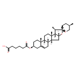 Spirost-5-en-3-ol, 3-(hydrogen hexanedioate), (3β,25R)- 