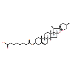 Spirost-5-en-3-ol, 3-(hydrogen octanedioate), (3β,25R)- 