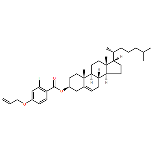 Cholest-5-en-3-ol (3β)-, 3-[2-fluoro-4-(2-propen-1-yloxy)benzoate] 