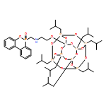 Titanium, [1,3,5,7,9,11,14-heptakis(2-methylpropyl)tricyclo[7.3.3.15,11]heptasiloxane-3,7,14-triolato(3-)-κO3,κO7,κO14][2-[[(6-oxido-6H-dibenz[c,e][1,2]oxaphosphorin-6-yl)methyl]amino]ethanolato-κO]-, (T-4)- 
