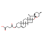 Spirost-5-en-3-ol, 3-(hydrogen butanedioate), (3β,25R)- 