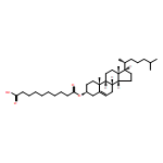 Cholest-5-en-3-ol (3β)-, 3-(hydrogen decanedioate) 