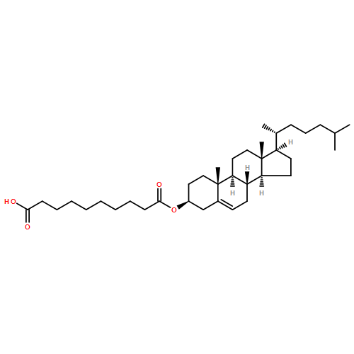 Cholest-5-en-3-ol (3β)-, 3-(hydrogen decanedioate) 