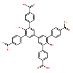 4,4'-dihydroxybiphenyl-3,3',5,5'-tetra(phenyl-4-carboxylic acid