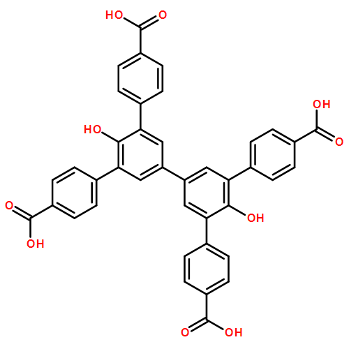 4,4'-dihydroxybiphenyl-3,3',5,5'-tetra(phenyl-4-carboxylic acid