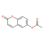 (2-OXOCHROMEN-6-YL) ACETATE 