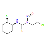 Urea, N'-[(1R,2S)-2-chlorocyclohexyl]-N-(2-chloroethyl)-N-nitroso-, rel-