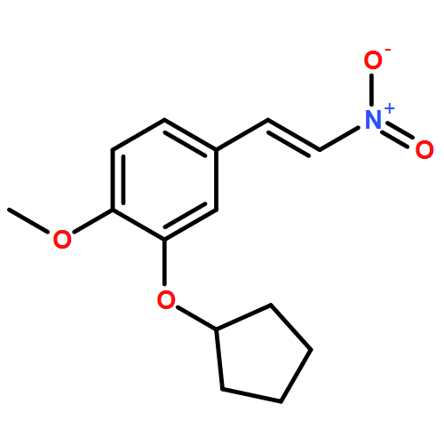 2-CYCLOPENTYLOXY-1-METHOXY-4-(2-NITROETHENYL)BENZENE