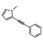 1-METHYL-2-(2-PHENYLETHYNYL)PYRROLE