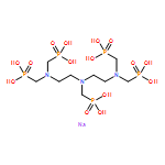 Phosphonic acid, P,P',P'',P'''-[[(phosphonomethyl)imino]bis[2,1-ethanediylnitrilobis(methylene)]]tetrakis-, sodium salt (1:5)