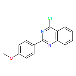 Quinazoline, 4-chloro-2-(4-methoxyphenyl)-