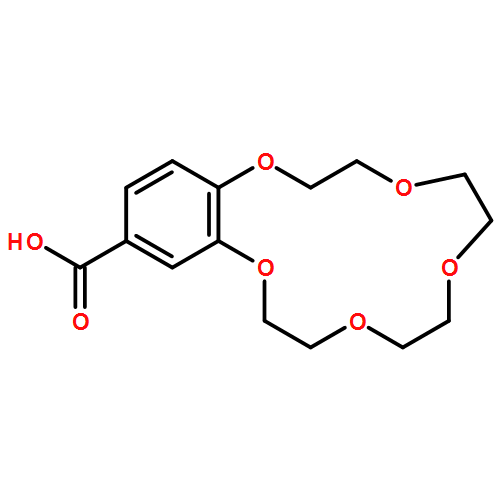 1,4,7,10,13-Benzopentaoxacyclopentadecin-15-carboxylic acid, 2,3,5,6,8,9,11,12-octahydro-