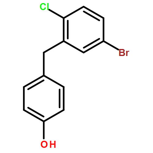 Phenol, 4-[(5-bromo-2-chlorophenyl)methyl]-
